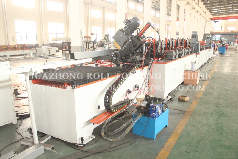 Post roll forming machine