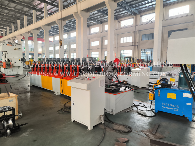 U PROFILE ROLL FORMING MACHINERY WITH PUNCHING