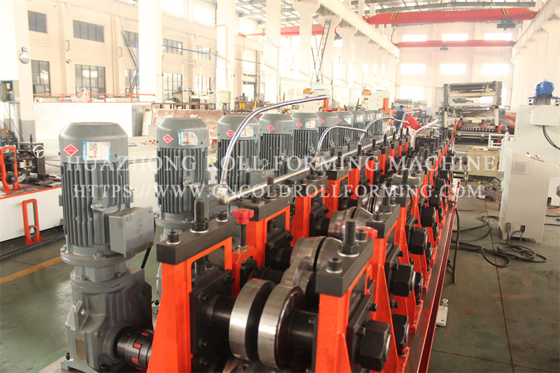 U PROFILE ROLL FORMING MACHINERY WITH PUNCHING
