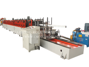 STAINLESS C PROFILE ROLL FORMING MACHINE WITH PUNCHING