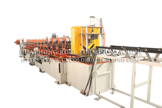  45 DEGREE SHUTTER BOX ROLL FORMING MACHINE WITH AUTOMATIC BENDING