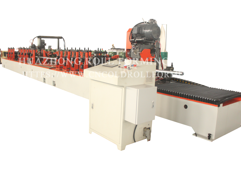 76 SUNSHADE ROUND TUBE ROLL FORMING MACHINE(GEAR TRANSMISSION)