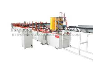 90 DEGREE SHUTTER BOX ROLL FORMING MACHINE WITH AUTOMATIC BENDING