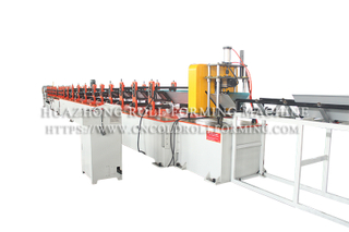 90 DEGREE SHUTTER BOX ROLL FORMING MACHINE WITH AUTOMATIC BENDING