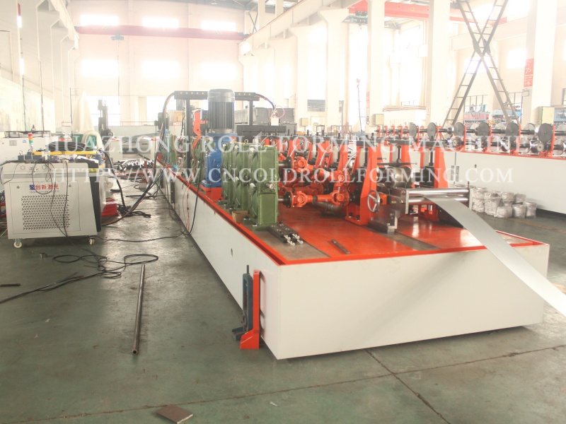76 SUNSHADE ROUND TUBE ROLL FORMING MACHINE(GEAR TRANSMISSION)