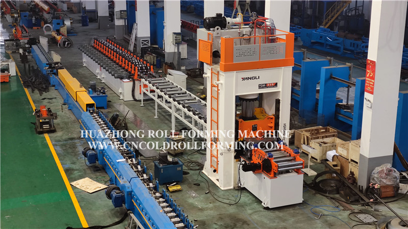 two wave guard rails roll forming machine (9)