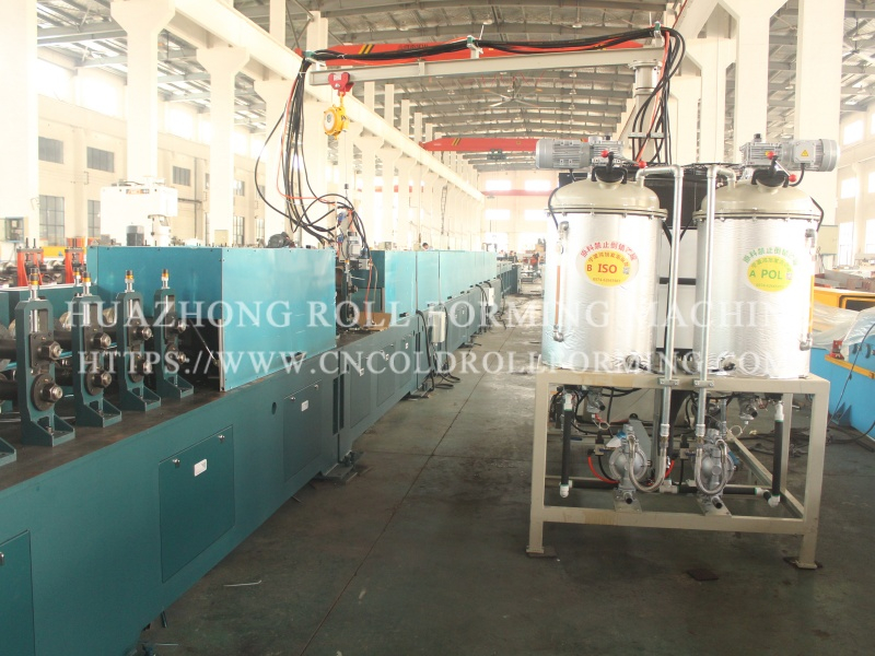 39MM ROLLER SHUTTER SLAT FORMING MACHINE WITH MECHANICAL PUNCHING