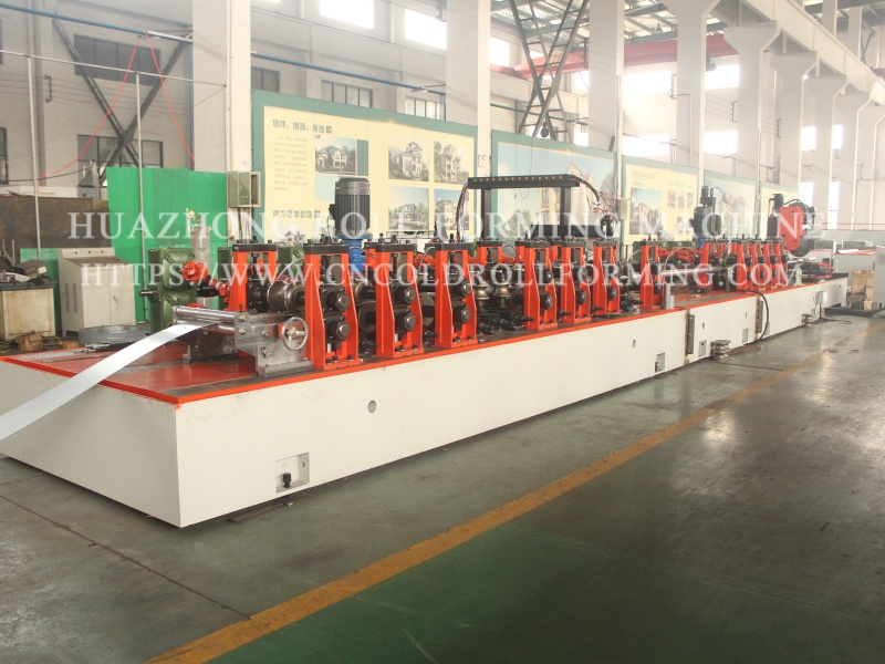 76 SUNSHADE ROUND TUBE ROLL FORMING MACHINE(GEAR TRANSMISSION)