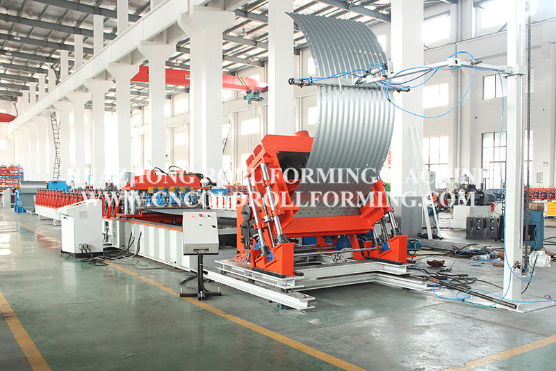 Steel silo roll forming machine line & curving unit (3)