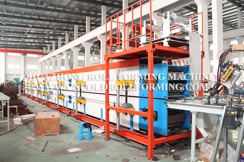 Decorative panel production line for outside building (4)