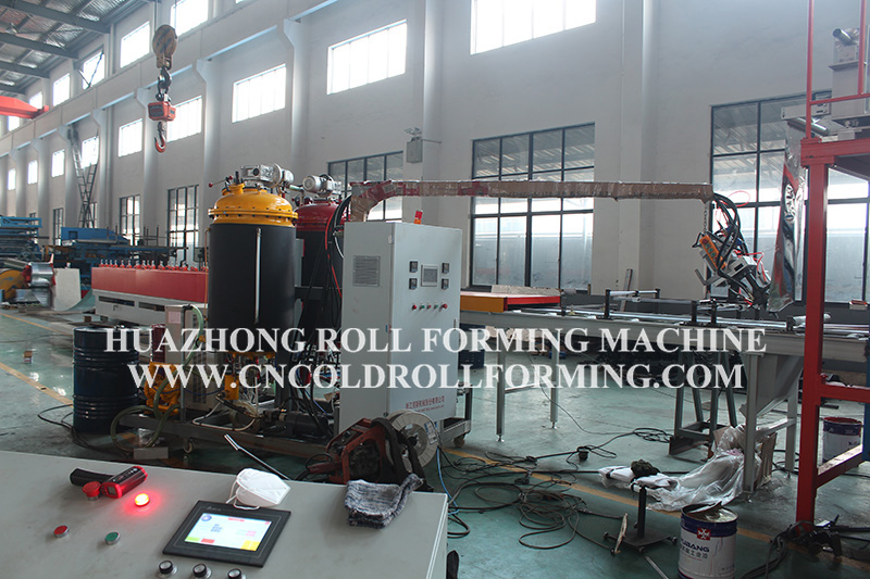 Decorative panel production line for outside building (9)