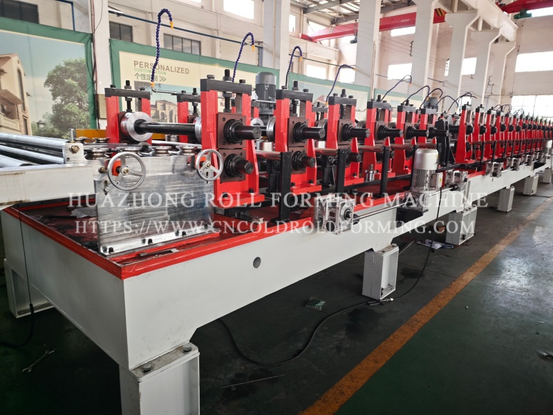 CABLE TRAY ROLL FORMING MACHINE WITH 160 TONS PUNCHING MACHINE