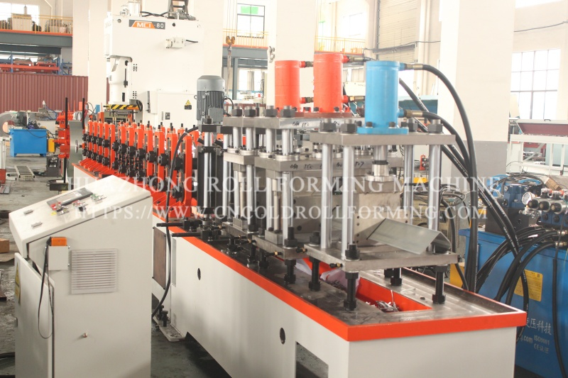 L PROFILE ROLL FORMING MACHINERY WITH PUNCHING