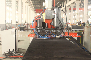 P PROFILE TUBE ROLL FORMING MACHINE WITH LASER WELDING