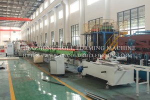 DECORATIVE PANEL ROLL FORMING MACHINE FOR OUTSIDE ROOM