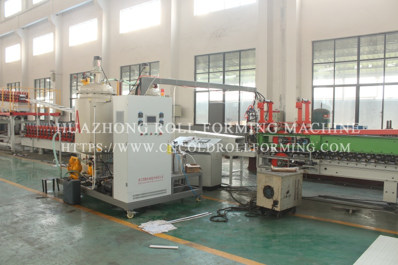 DECORATIVE PANEL ROLL FORMING MACHINE FOR OUTSIDE ROOM